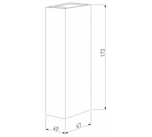 Накладной светильник Elektrostandard Blaze 35136/W