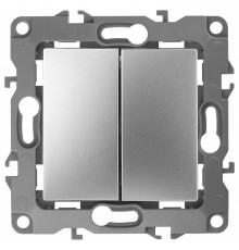 Переключатель двухклавишный без рамки Эра Эра 12 12-1104-03