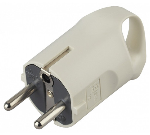 Вилка прямая с заземлением Эра V3