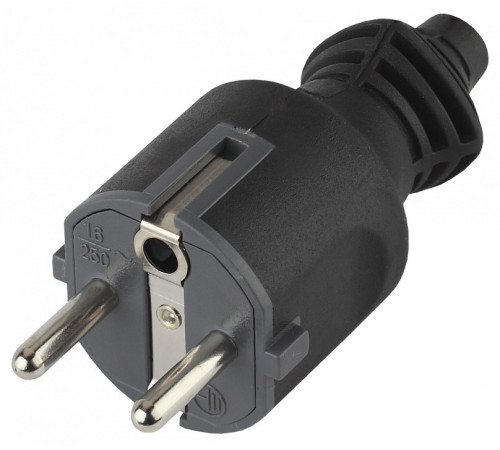 Вилка прямая с заземлением Эра V4(B)