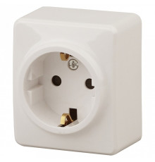 Накладка для розетки с заземлением Эра Эра Эксперт 11-2203-02