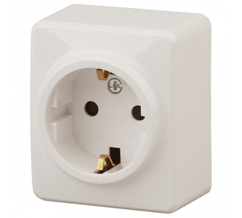 Накладка для розетки с заземлением Эра Эра Эксперт 11-2203-02