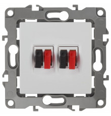 Розетка акустическая без рамки Эра Эра 12 12-3112-01