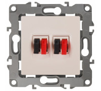 Розетка акустическая без рамки Эра Эра 12 12-3112-02