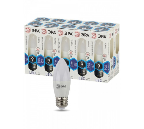 Лампа светодиодная Эра Стандарт LED B35-9W-840-E27