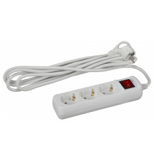 Удлинитель с выключателем Эра  U-3es-3m-3x1