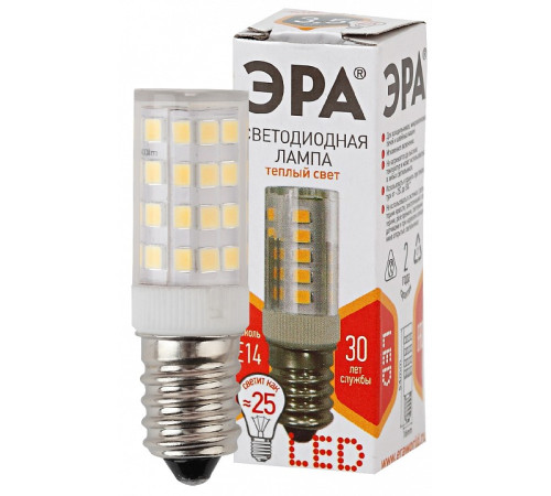 Лампа светодиодная Эра Стандарт LED T25-3,5W-CORN-827-E14