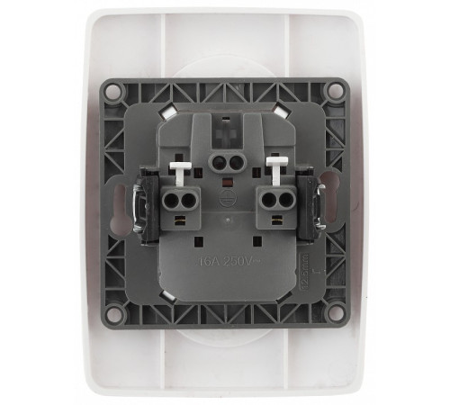 Розетка двойная без заземления Эра Эра 12 12-2107-01