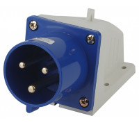 Вилка прямая 2P+PE Эра  VS-32-2P-PE-IP44