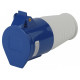 Розетка с заземлением Эра R-32-2P-PE-IP44