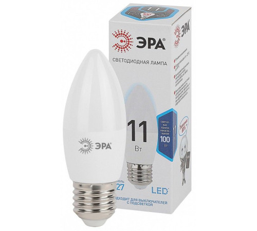 Лампа светодиодная Эра Стандарт LED B35-11W-840-E27