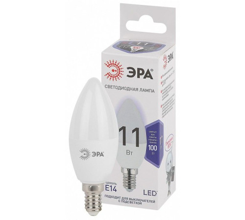 Лампа светодиодная Эра Стандарт LED B35-11W-860-E14