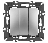 Выключатель трехклавишный без рамки Эра Эра Elegance 14-1107-03