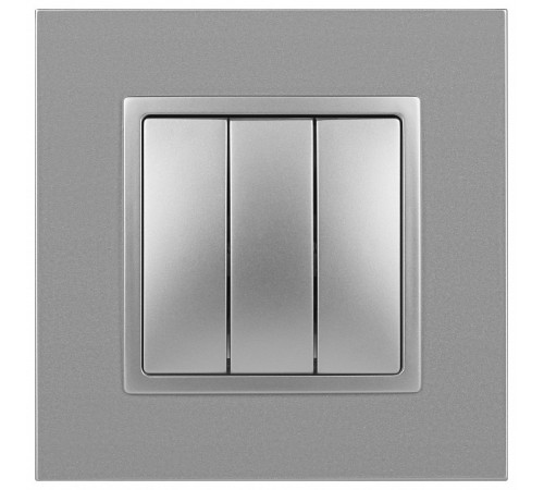 Выключатель трехклавишный без рамки Эра Эра Elegance 14-1107-03