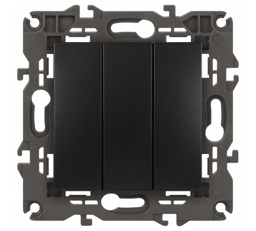 Выключатель трехклавишный без рамки Эра Эра Elegance 14-1107-05