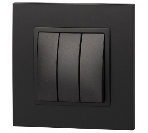 Выключатель трехклавишный без рамки Эра Эра Elegance 14-1107-05