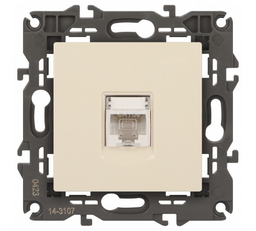 Розетка Ethernet RJ-45 без рамки Эра Эра Elegance 14-3107-02