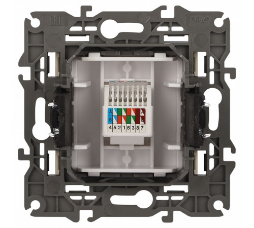 Розетка Ethernet RJ-45 без рамки Эра Эра Elegance 14-3107-02