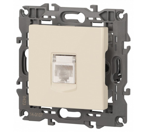 Розетка Ethernet RJ-45 без рамки Эра Эра Elegance 14-3107-02