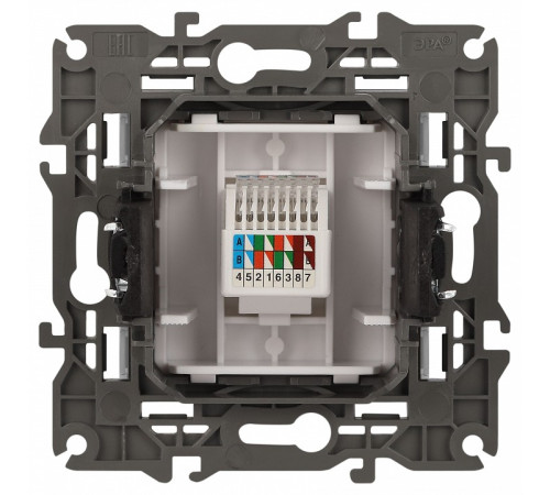 Розетка Ethernet RJ-45 без рамки Эра Эра Elegance 14-3107-03