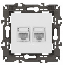 Розетка Ethernet RJ-45 без рамки Эра Эра Elegance 14-3108-01