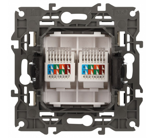 Розетка Ethernet RJ-45 без рамки Эра Эра Elegance 14-3108-02