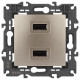 Розетка 2хUSB type A без рамки Эра Эра Elegance 14-4110-04