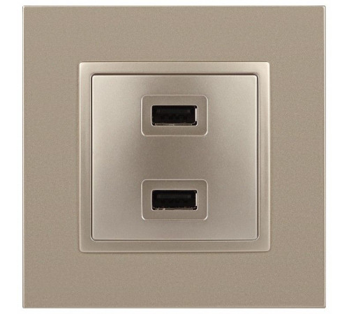 Розетка 2хUSB type A без рамки Эра Эра Elegance 14-4110-04