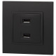 Розетка 2хUSB type A без рамки Эра Эра Elegance 14-4110-05