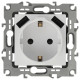 Розетка с заземлением и со шторкой и 2хUSB, без рамки Эра Эра 12 12-4109-01