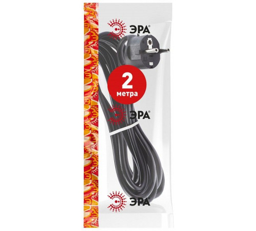 Сетевой провод Эра UX-3x0,75-2m-B