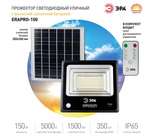 Настенно-потолочный прожектор Эра ERAPRO-150
