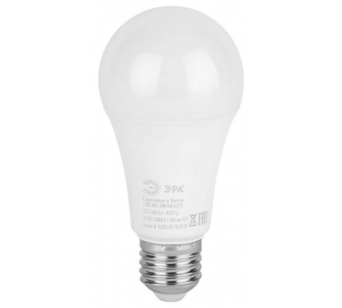 Лампа светодиодная Эра LED A65-20W-840-E27 R
