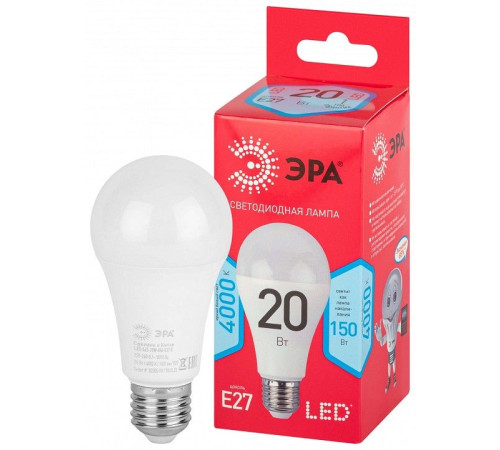 Лампа светодиодная Эра LED A65-20W-840-E27 R