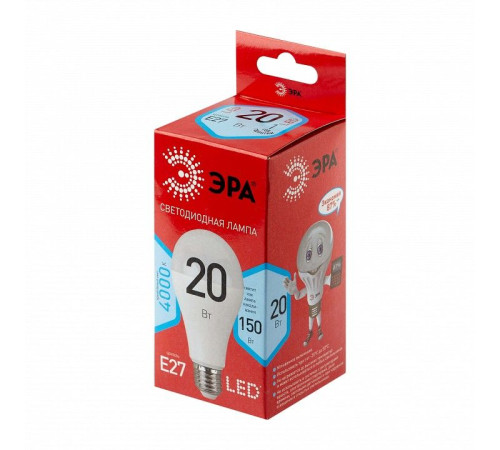 Лампа светодиодная Эра LED A65-20W-840-E27 R