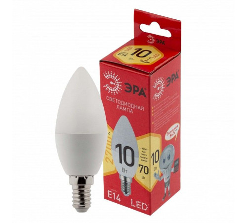 Лампа светодиодная Эра LED B35-10W-827-E14 R