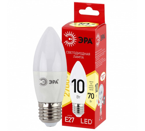 Лампа светодиодная Эра LED B35-10W-827-E27 R