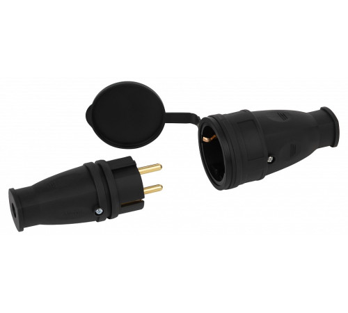 Розетка с заземлением Эра RX10-B-IP44