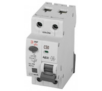 Дифференциальный автоматический выключатель электронный 1P+N Эра АД-32 D32E2C50АC30P