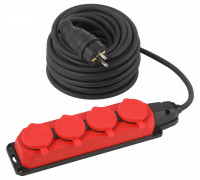 Удлинитель Эра  UK-4e-3x1,5-20m-IP44(KG)