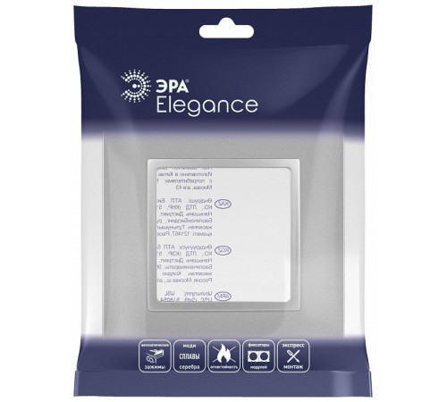 Рамка на 1 пост Эра Эра Elegance 14-5011-03
