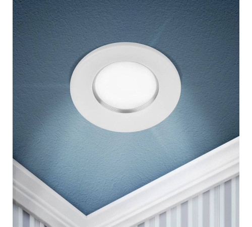 Встраиваемый светильник Эра KL107 WH/SL Б0061096