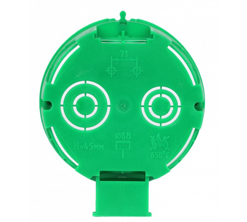 Подрозетник Эра KUTS1-68-45-green