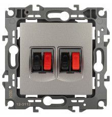 Розетка акустическая без рамки Эра Эра 12 12-3112-16