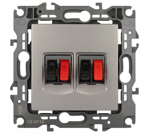 Розетка акустическая без рамки Эра Эра 12 12-3112-16