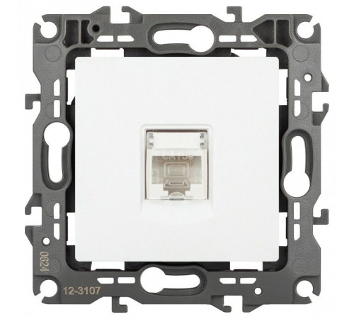 Розетка Ethernet RJ-45 без рамки Эра Эра 12 12-3107-01М
