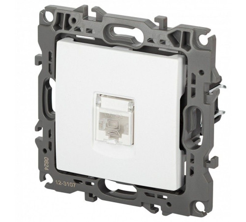 Розетка Ethernet RJ-45 без рамки Эра Эра 12 12-3107-01М