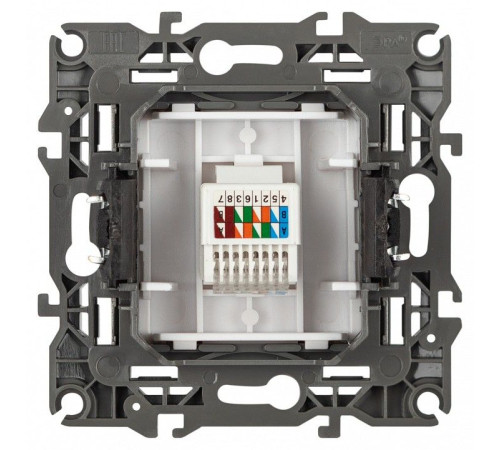 Розетка Ethernet RJ-45 без рамки Эра Эра 12 12-3107-01М