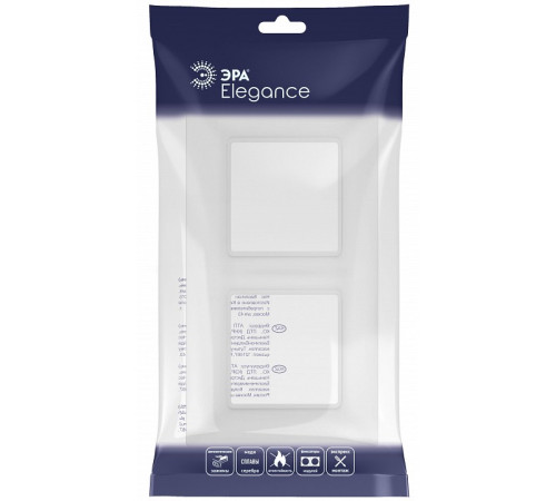 Рамка на 2 поста Эра Эра Elegance 14-5002-01М