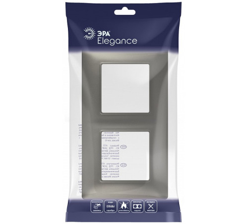 Рамка на 2 поста Эра Эра Elegance 14-5002-16